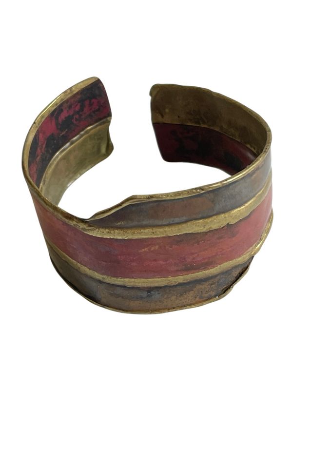 Vintage Mixed Metal Cuff Selected by FernMercantile #2