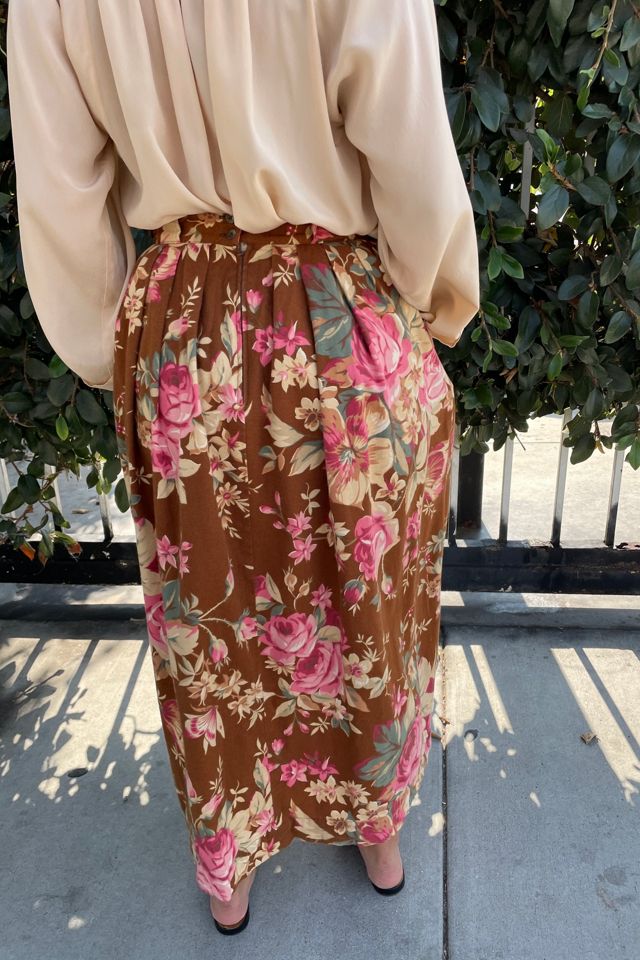 Vintage 1980s Ralph Lauren Prairie Floral Skirt Selected by FernMercantile #3
