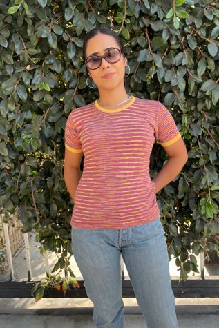Vintage 1970's Space Dye Stripe SweaterSelected by FernMercantile