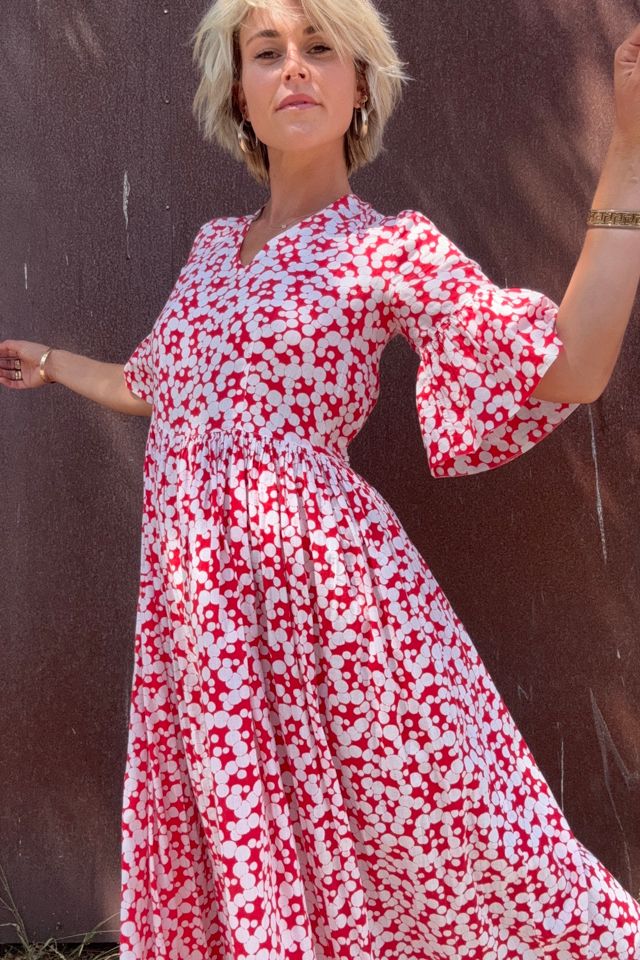 Vintage 1940s Cotton Dress Selected by Kikos Kloset #2