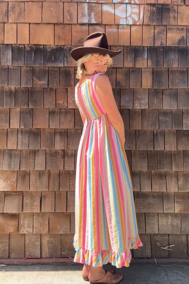 Vintage 1970s Ruffle-Trimmed Dress Selected by Kikos Kloset #3