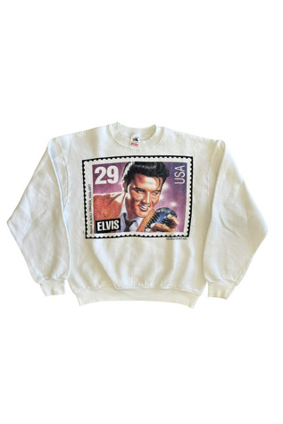 Vintage 1980s Elvis Presley Sweatshirt Selected By Vintage Warrior