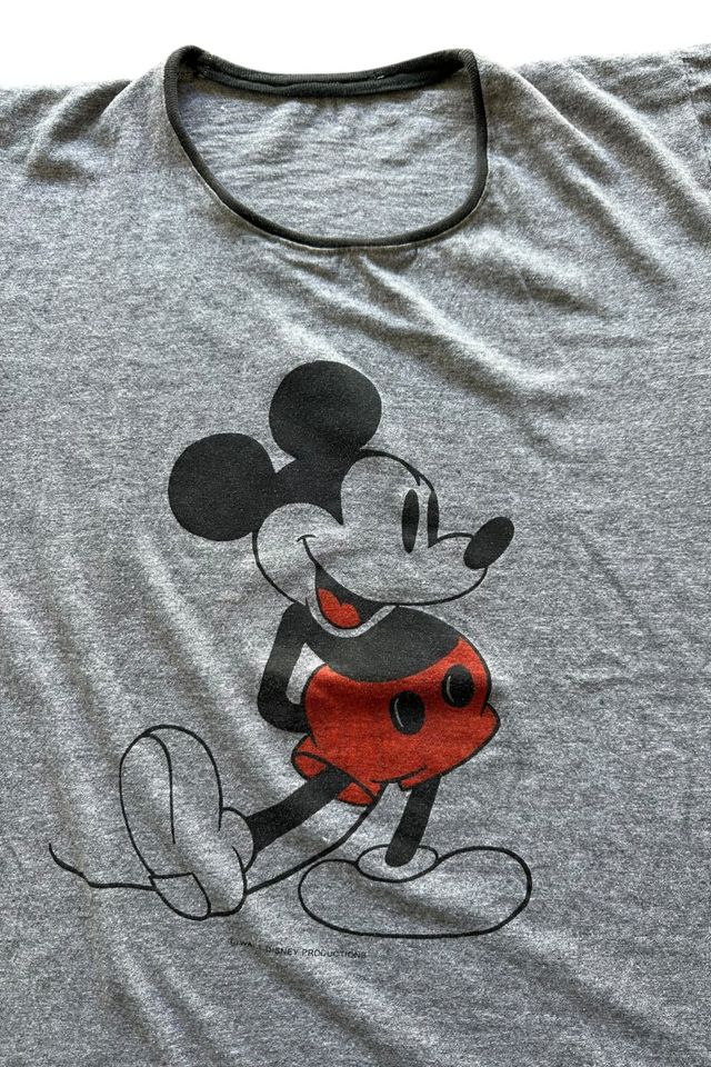 Vintage 1970s Mickey Mouse Ringer T Shirt Selected By Vintage Warrior #1