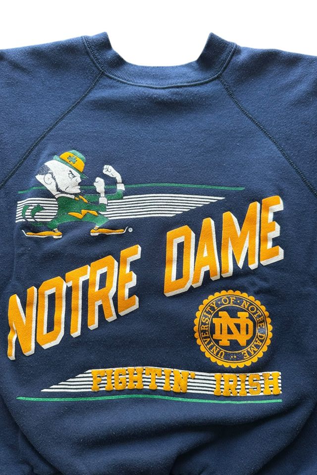 Vintage 1980s Notre Dame Sweatshirt Selected By Vintage Warrior #1