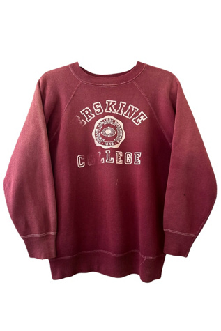 Vintage 1960s Erskine College Sweatshirt Selected By Vintage Warrior