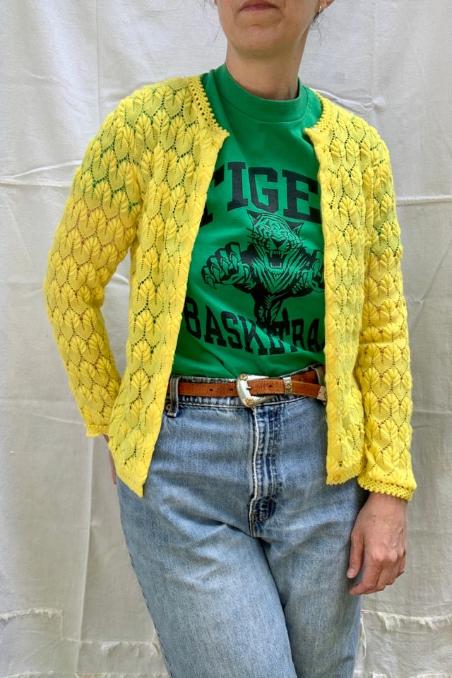 Vintage 1960s Knit Cardigan Sweater Selected by SharpLilTeeth #3