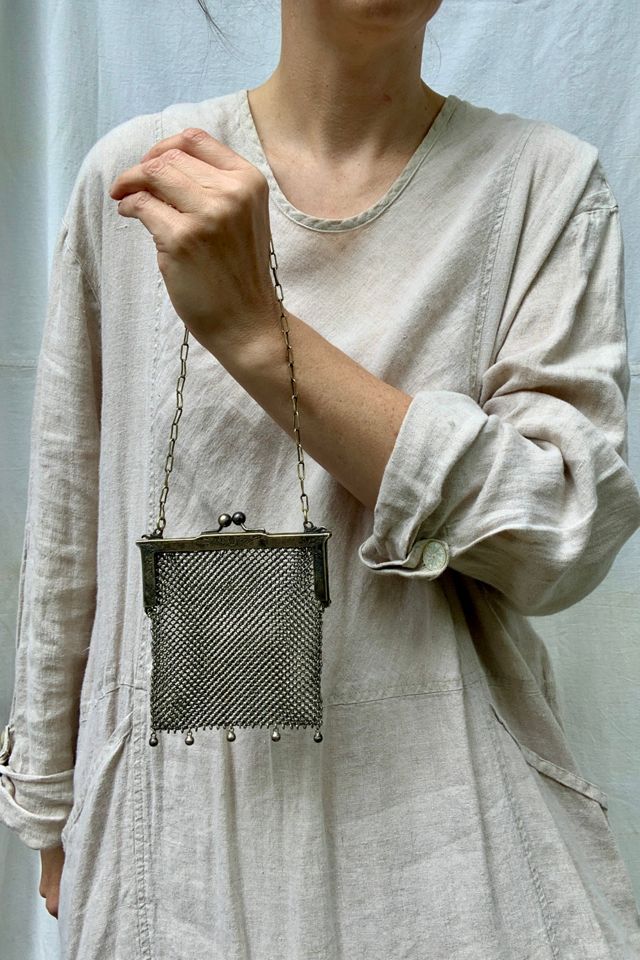 Antique Chainmail Mesh Kiss Lock Evening Bag Selected by SharpLilTeeth #1