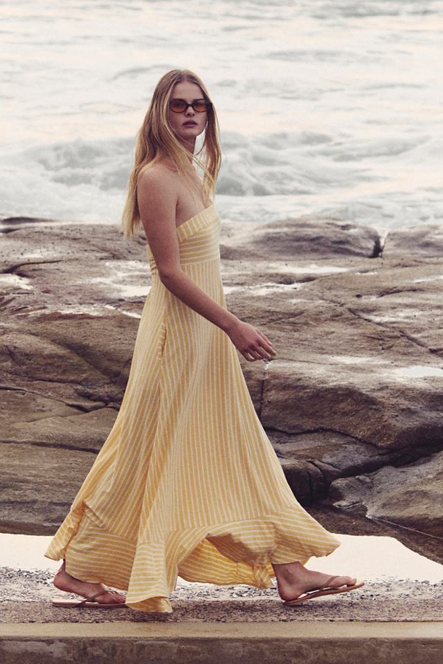 Sadie Striped Midi Dress