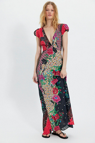 Echo Chamber Midi Dress by Free People in Black, Size: XS