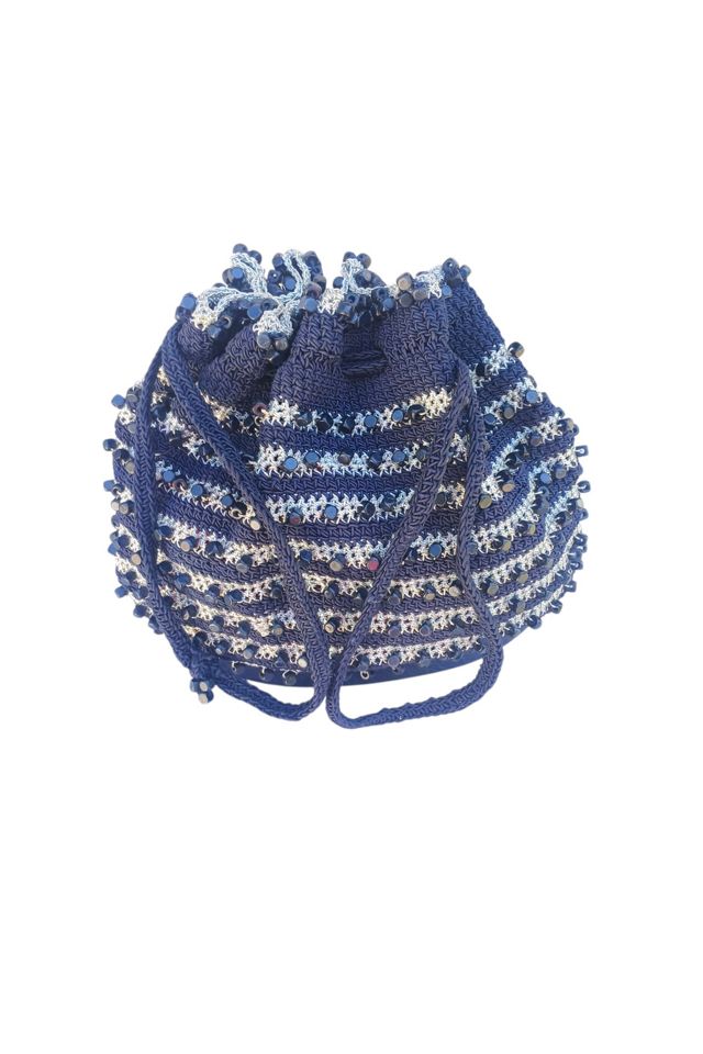Vintage Crocheted Beaded Bag Selected By Ankh By Racquel #2