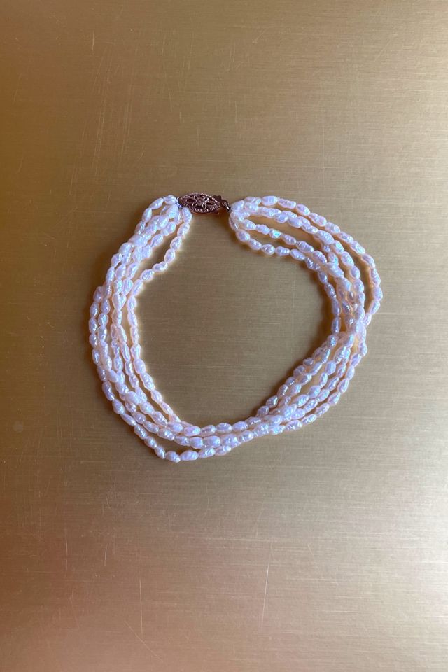 Vintage Pearl Necklace and Bracelet Set Selected By Ankh By Racquel #2