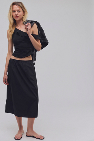 DONNI. Pop Skirt at Free People in Black, Size: Medium