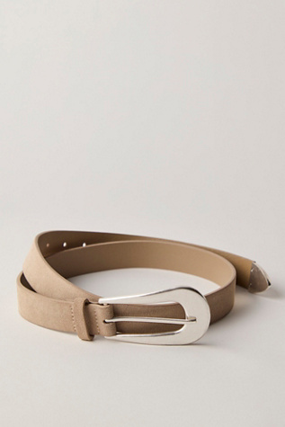 Женский ремень Free People Cannon Suede Belt, цвет: Biscotti — фото 2