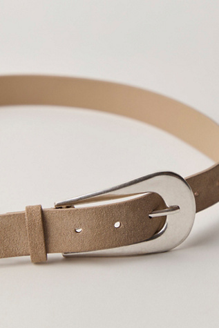 Женский ремень Free People Cannon Suede Belt, цвет: Biscotti — фото 3