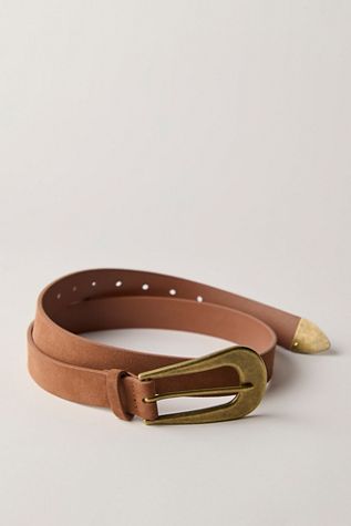 Dover Suede Belt | Free People display picture 1