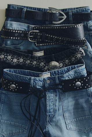 Leda Wrap Belt at Free People in Black