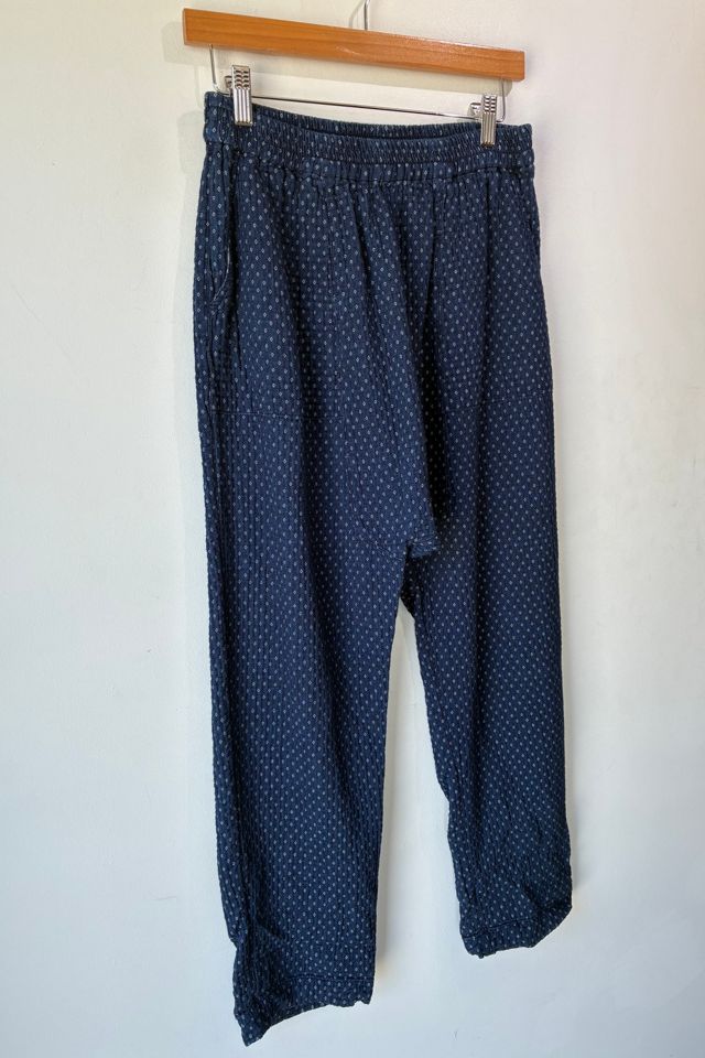 Raquel Allegra Indigo Blue White Dot Pants Selected by The Curatorial Dept. #2