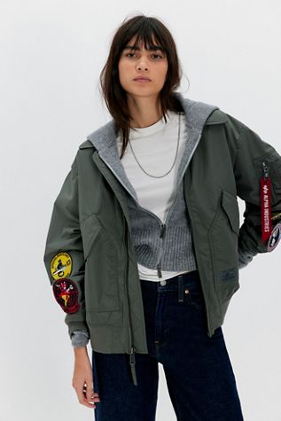 Alpha Industries CWU 36/P Relaxed Patched Jacket
