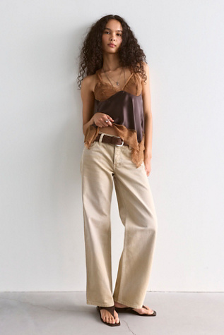 EB Denim Low-Rise Baggy Jeans