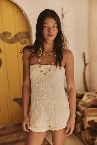 Indigo Short Set by free-est at Free People in White, Size: S