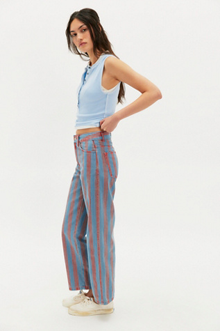 The Tiny Big Sister Maru Striped Jeans