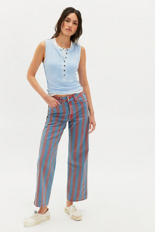 The Tiny Big Sister Maru Striped Jeans - thumbnail 3
