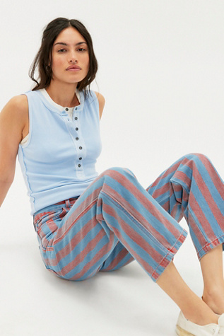 The Tiny Big Sister Maru Striped Jeans - thumbnail 4