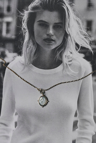 FP x Maura Green Silver & Gold Chain Necklace