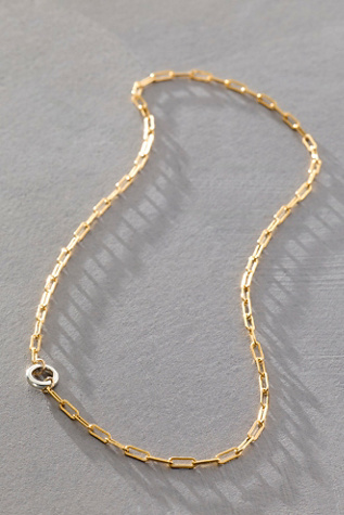 FP x Maura Green Silver & Gold Chain Necklace