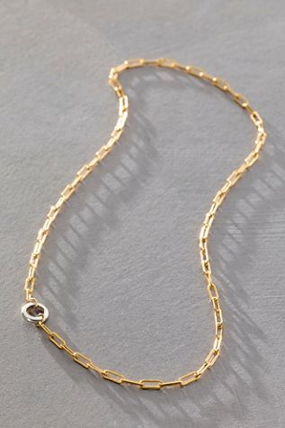 FP x Maura Green Silver & Gold Chain Necklace