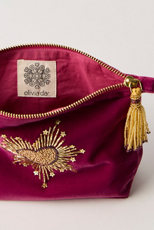 Женская сумка Olivia Dar Sparkle Heart Pouch, цвет: Love Potion — фото 4