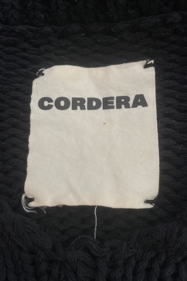 Cordera Black Chunky Knit Short Sleeve Sweater Selected by The Curatorial Dept. #3