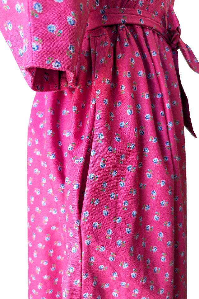 Petite Lanz Pink and Blue Floral Dress Selected by The Curatorial Dept. #2