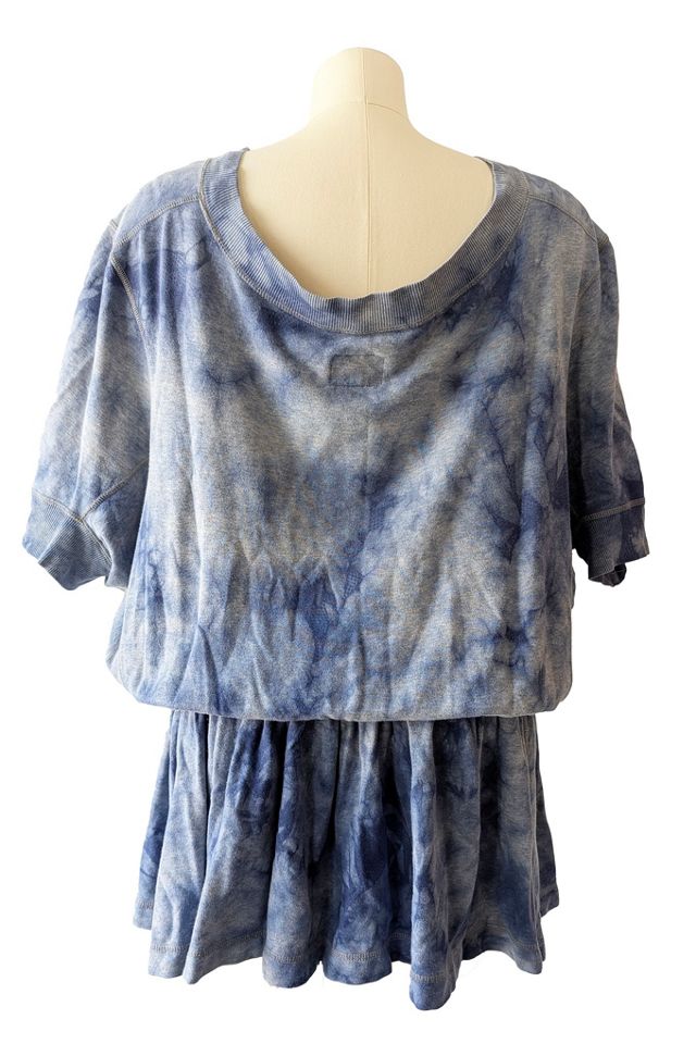 Vintage Vivienne Westwood Blue Tie-dye Mini Dress Selected by The Curatorial Dept. #2