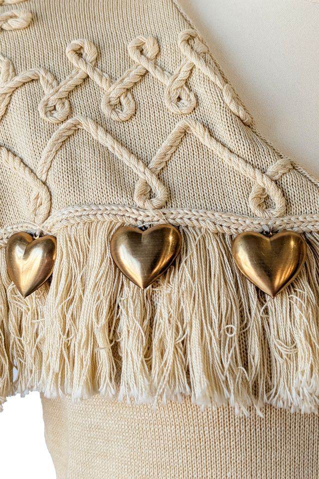 Claude Barthelemy Yellow Knit Metal Heart Set Selected by The Curatorial Dept. #2
