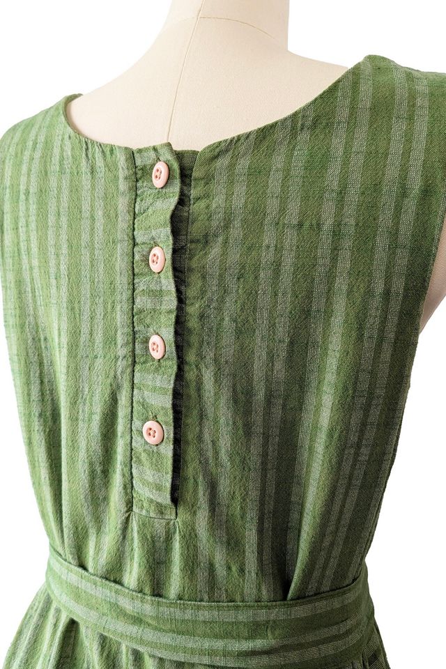 Ace & Jig Green Striped Sleeveless Dress Selected by The Curatorial Dept. #2