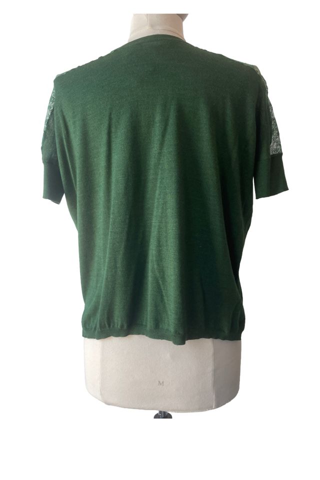 Valentino Green Lacy Cashmere Sweater Selected by The Curatorial Dept. #2