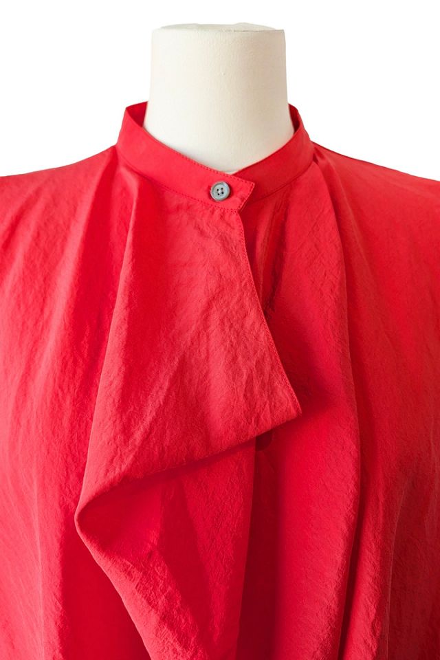 Lemaire Red Silk Top Selected by The Curatorial Dept. #1