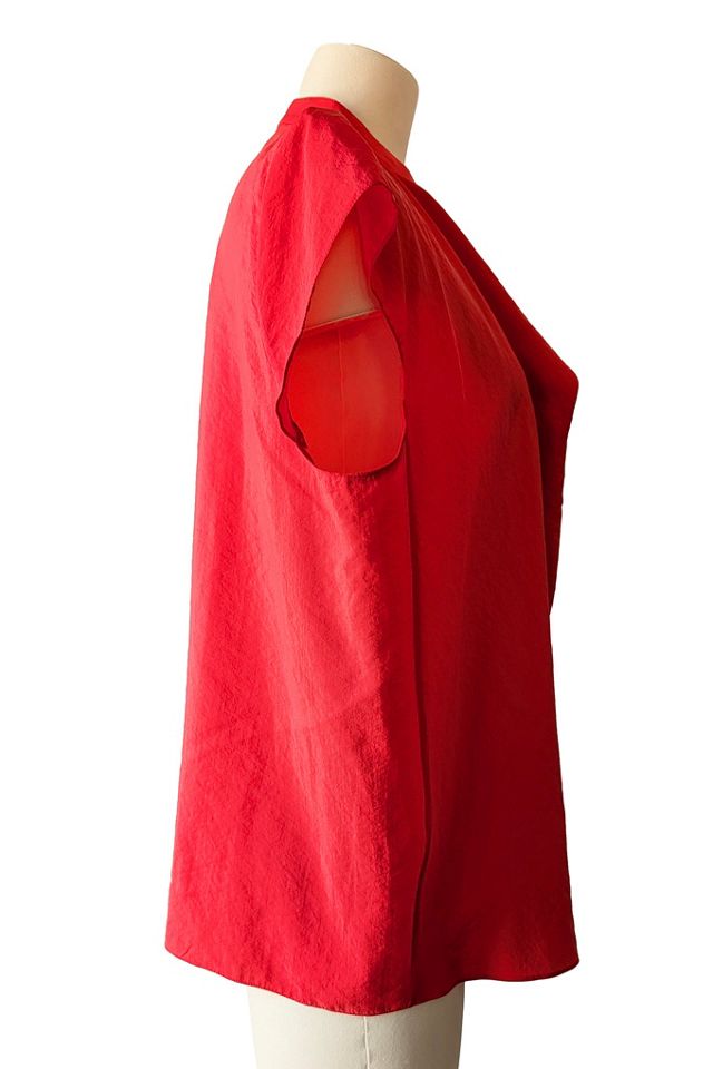 Lemaire Red Silk Top Selected by The Curatorial Dept. #2