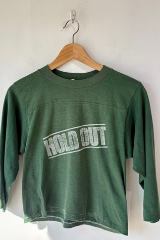 Jackson Browne Tour 80 Green Cropped Tee Selected by The Curatorial Dept.