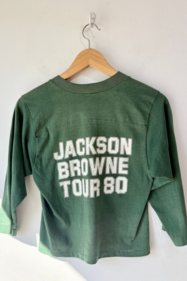 Jackson Browne Tour 80 Green Cropped Tee Selected by The Curatorial Dept. #1