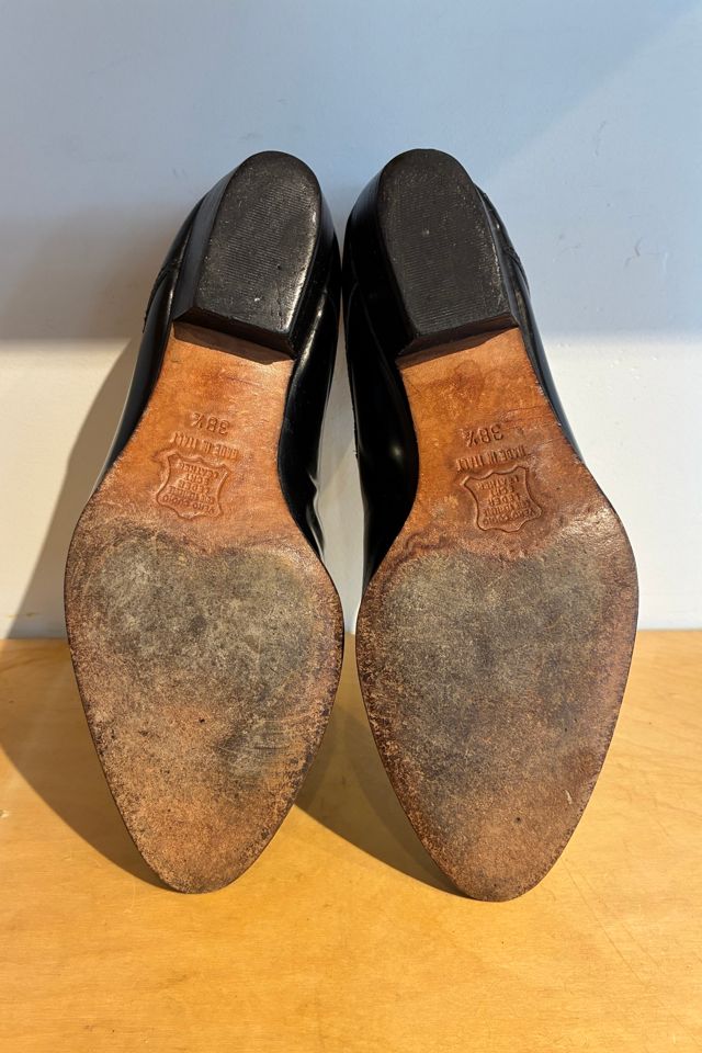 Joan and David Black Leather Western Booties Selected by The Curatorial Dept. #3