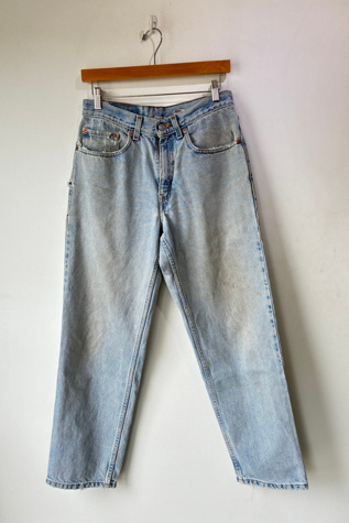 Levi's Light Blue Wash 550 Jeans 31x30 Selected by The Curatorial Dept.