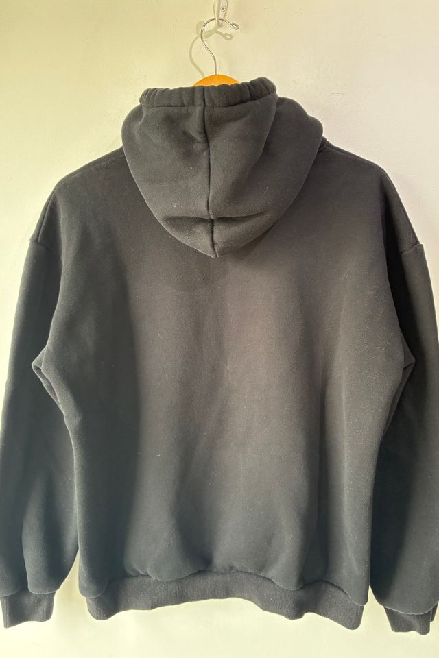 Áwet Black Cotton Hoodie Sweatshirt Selected by The Curatorial Dept. #2