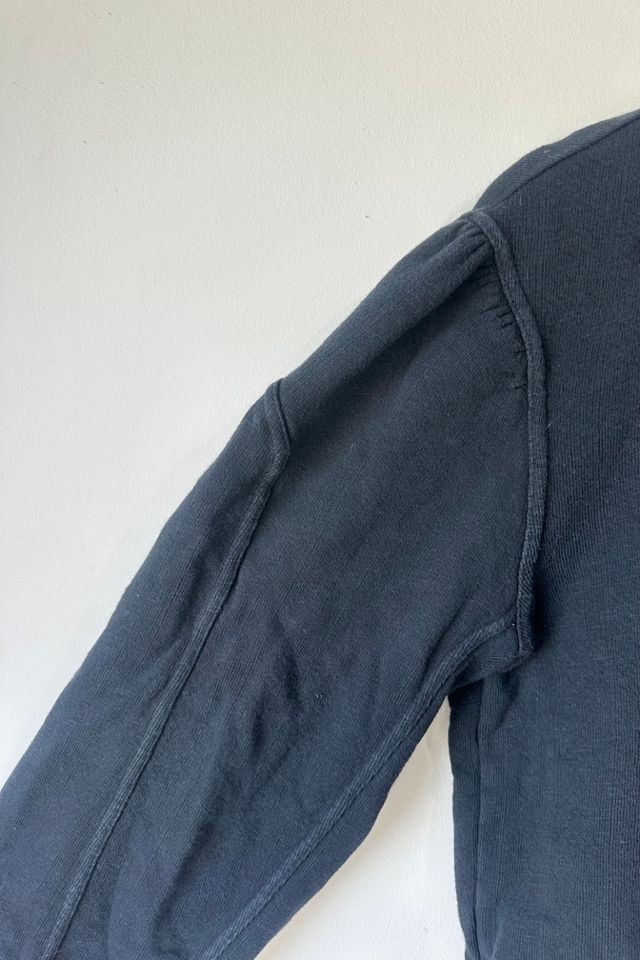Ulla Johnson Black Puff Sleeve Sweatshirt Selected by The Curatorial Dept. #1