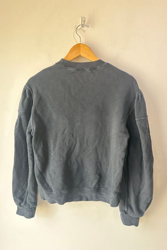 Ulla Johnson Black Puff Sleeve Sweatshirt Selected by The Curatorial Dept. #2