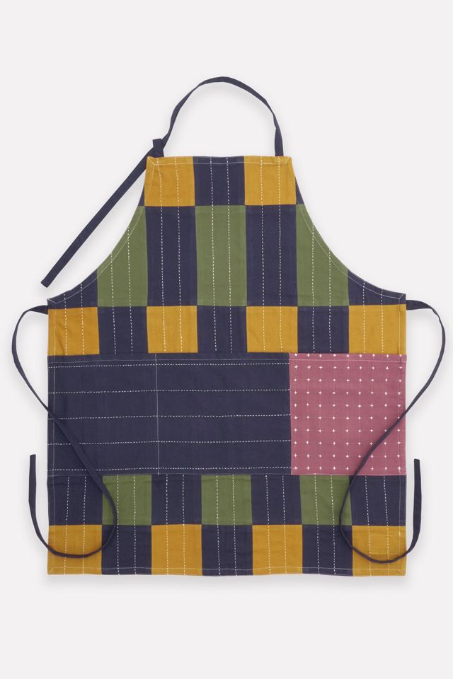 Anchal Trellis Cotton Bib Apron #1