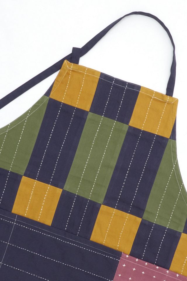Anchal Trellis Cotton Bib Apron #2