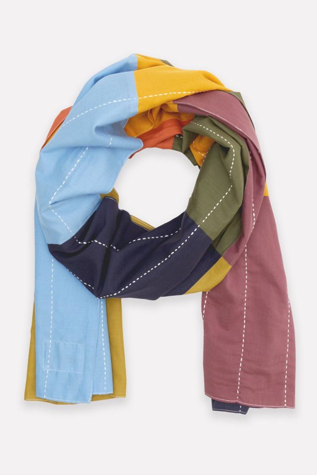 Anchal Checkered Long Scarf #1
