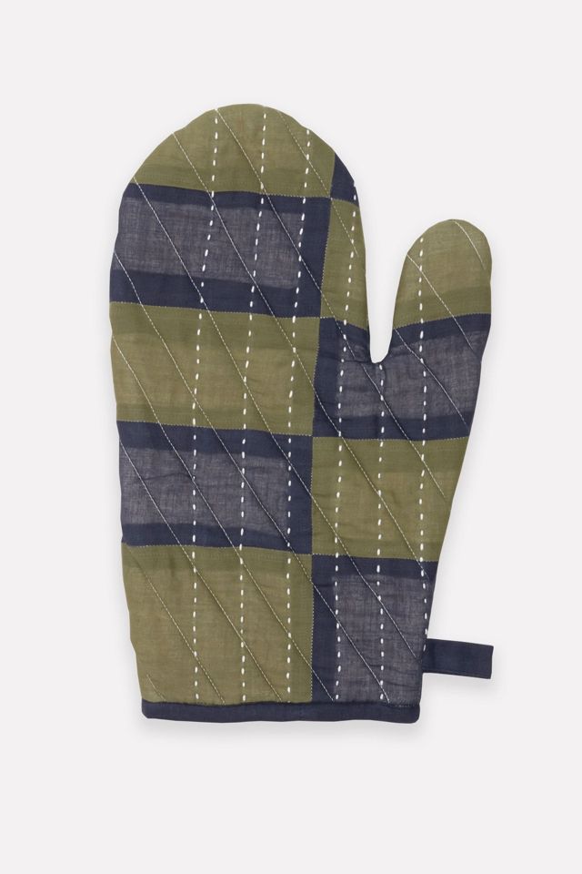 Anchal Trellis Colorblock Oven Mitt #1